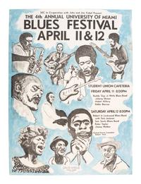 [AFRICAN AMERICANA - MUSIC]. A group of 5 posters promoting blues acts and festivals, incl. Ann Arbor 1970 Blues Festival.