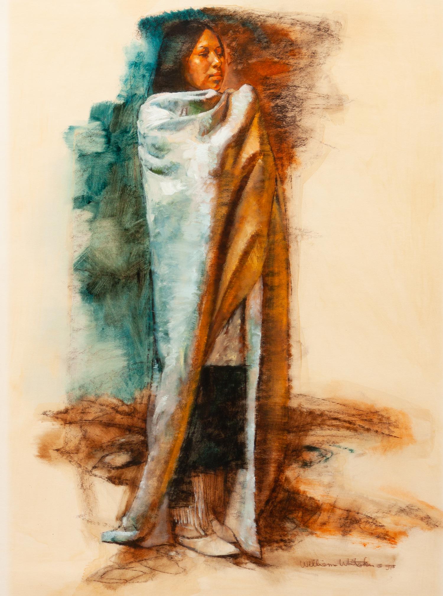 Woman with White Shawl