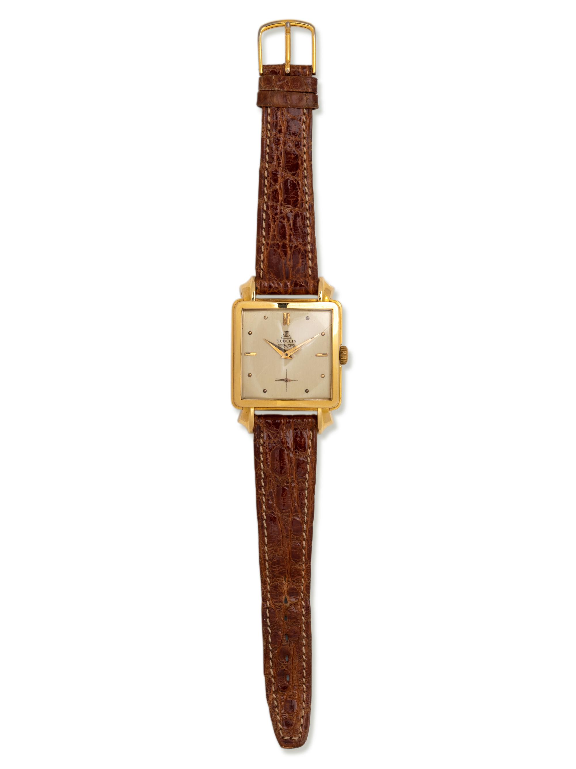 GUBELIN, 18K YELLOW GOLD WRISTWATCH