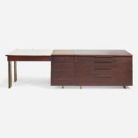 Vladimir Kagan (American, 1927-2016) The Kagan Family Custom Dresser and Desk, Vladimir Kagan Designs, Inc., USA, circa 1950