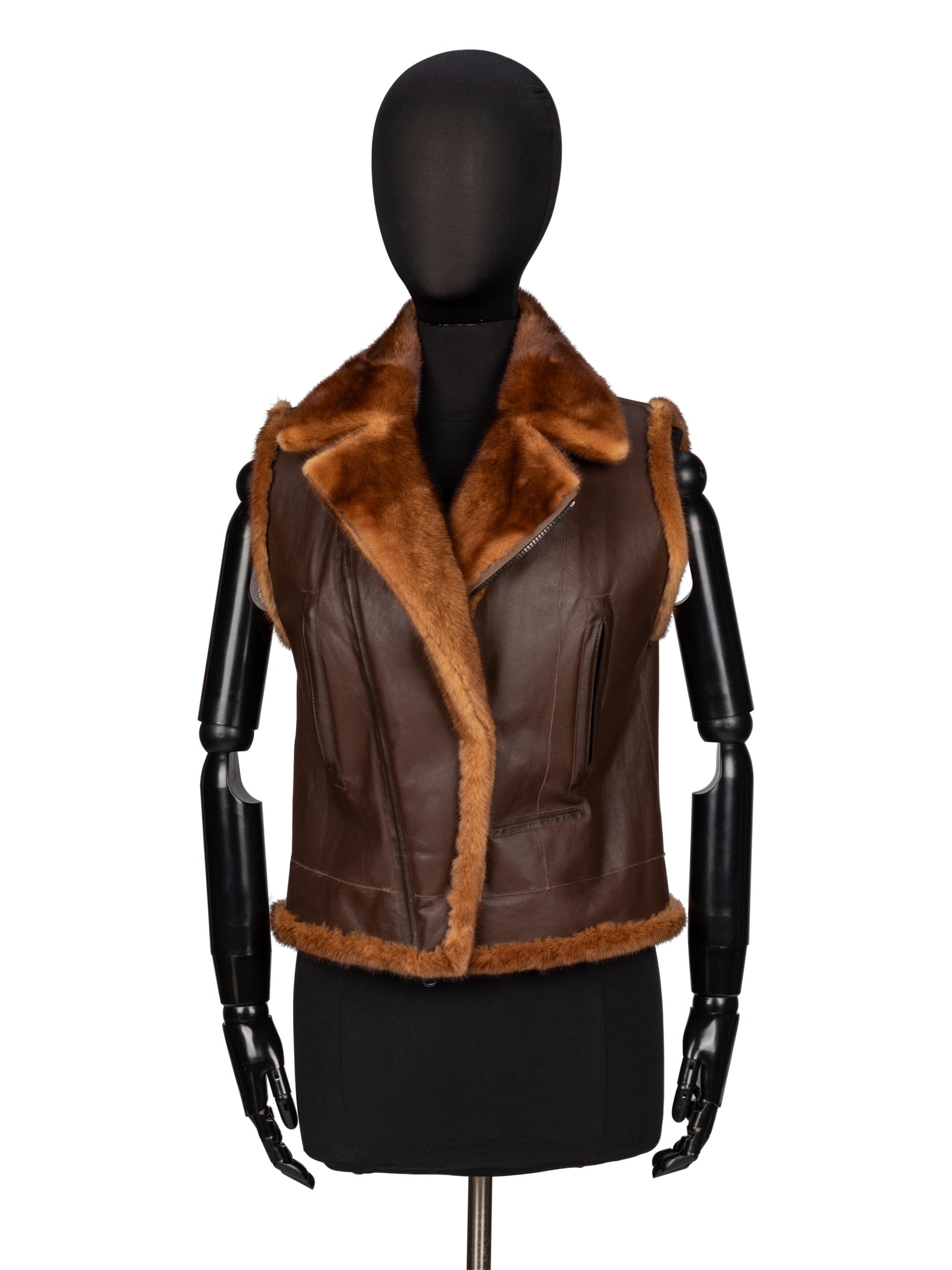 Brunello Cucinelli, Reversible Mink Vest