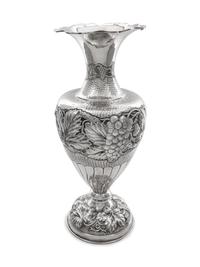 A Mexican Silver Vase