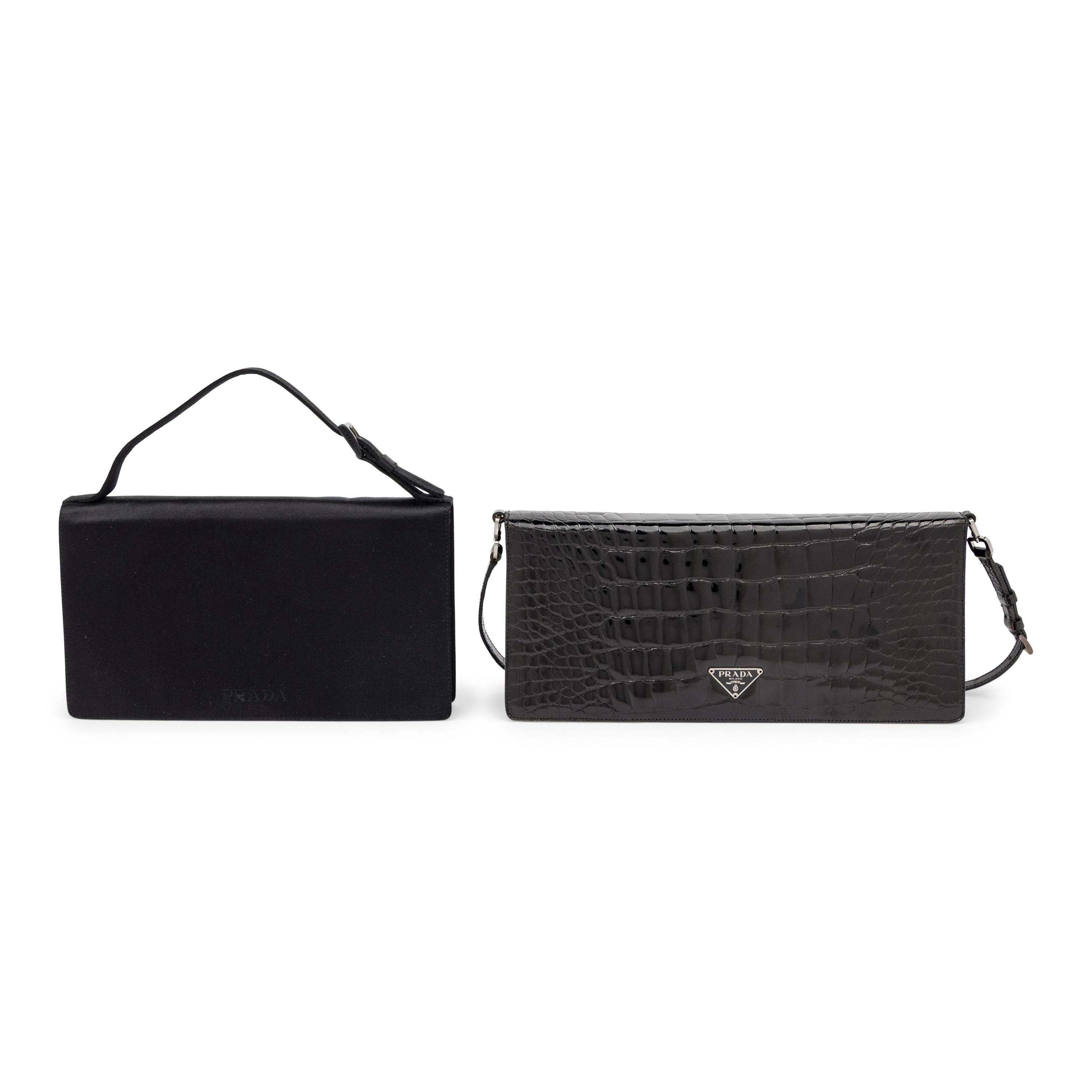 Prada, Two Black Handbags