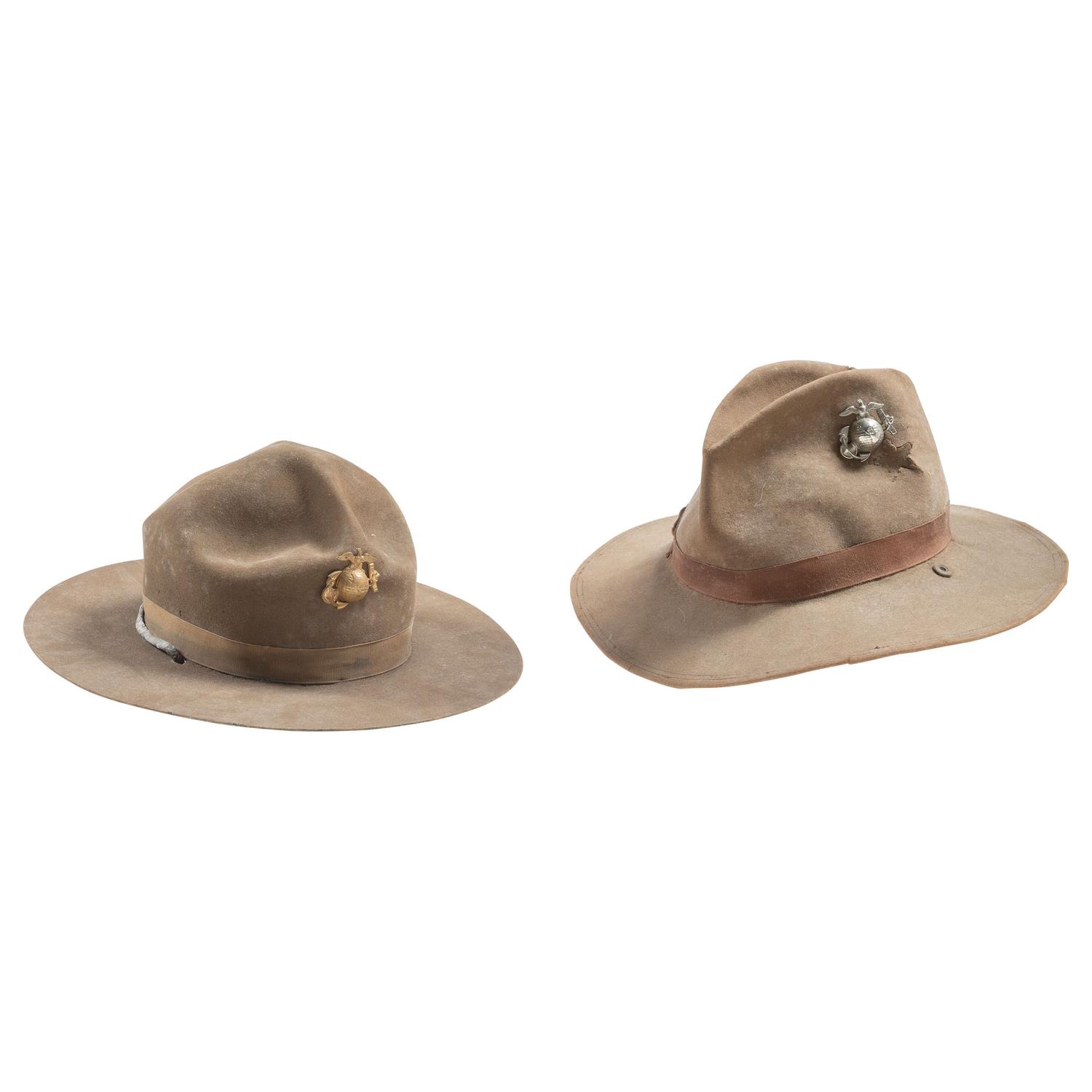 Lot of Two USMC Campaign and Slouch Hats