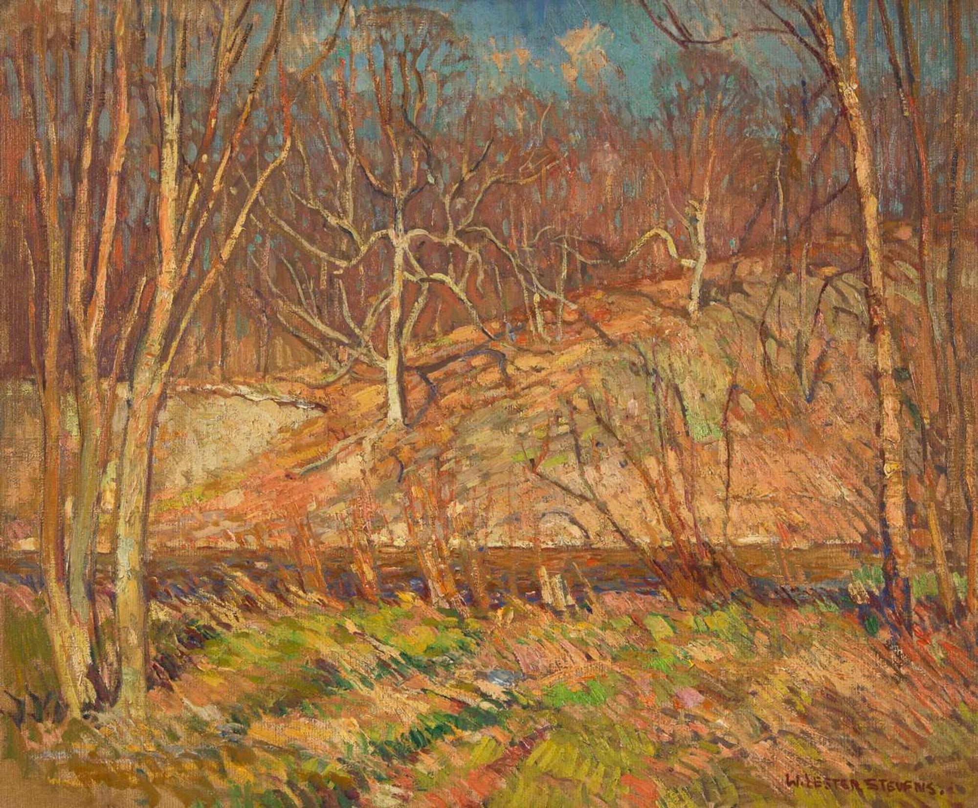 William Lester Stevens (American, 1888-1969) - Autumn Brook