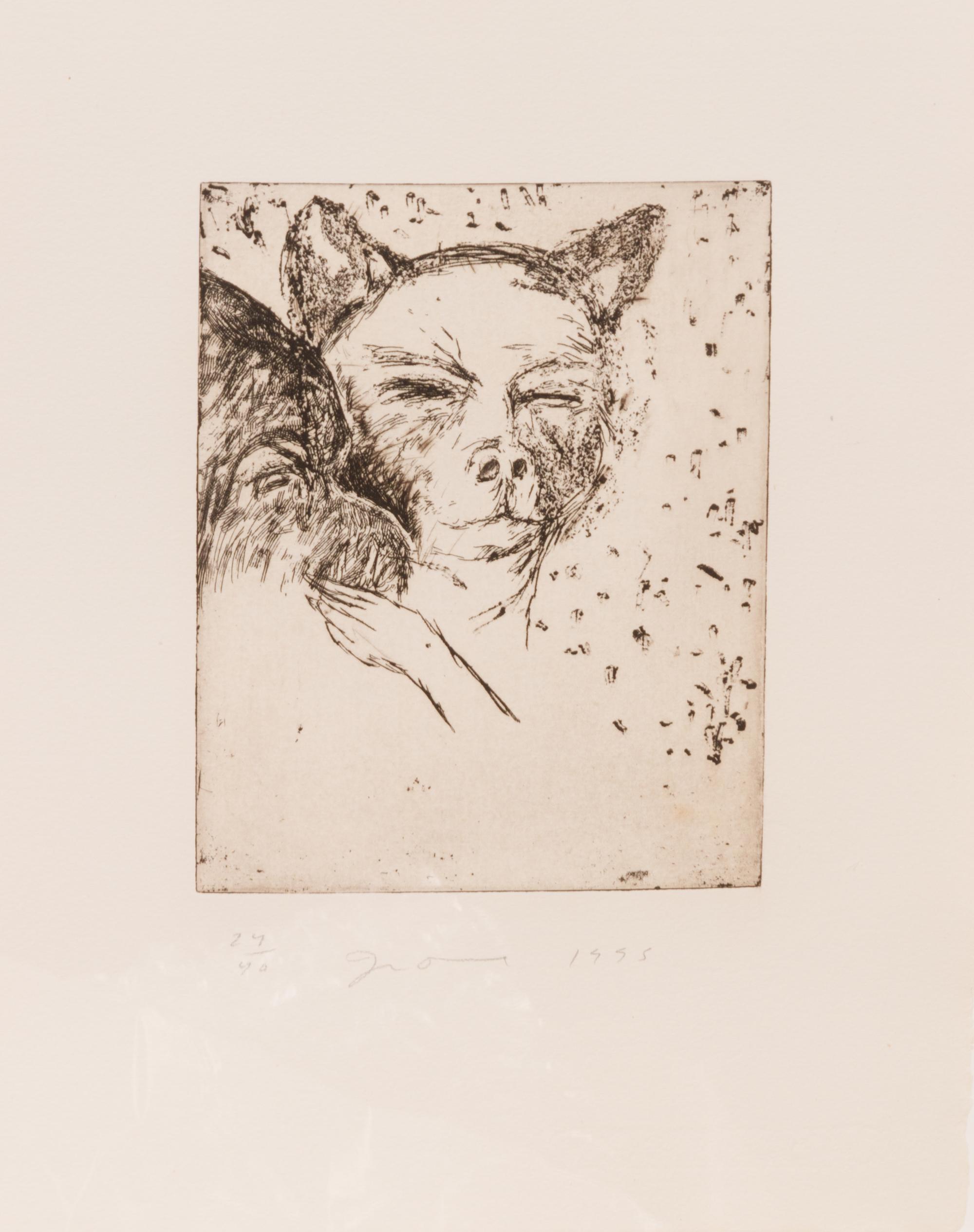 Jim Dine, (American, b. 1935), Nine Studies for Winter Dream, 1995 (a portfolio of 9 framed prints)