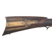 Full Stock Flintlock Rifle Signed H Gibbs