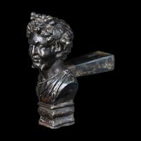 A Roman Bronze Support in the Form of a Satyr's Bust