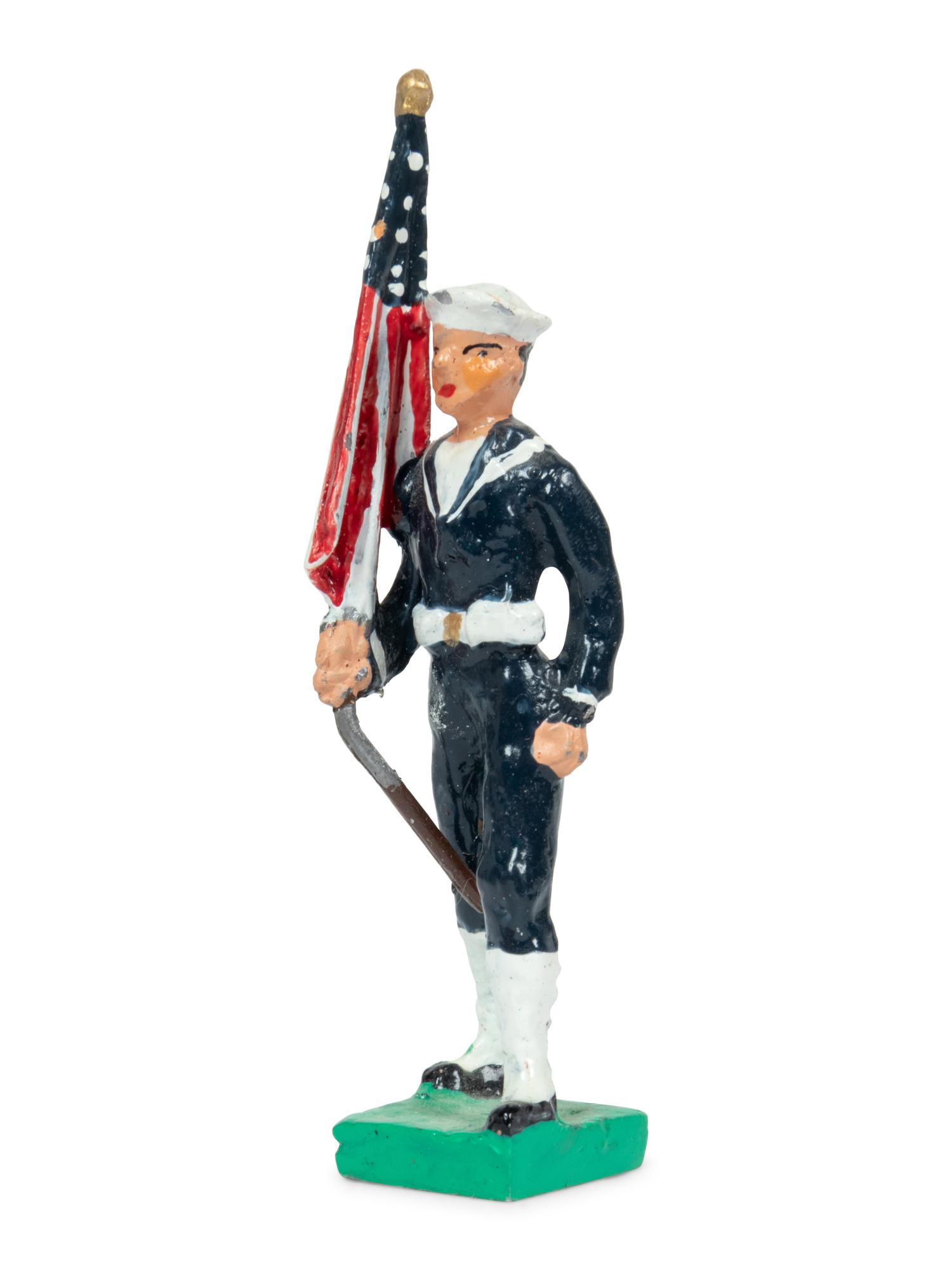 A Group of Thirty-One Painted Metal Napoleonic Military Figures