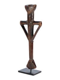 A Pair of African Carved Wood Figures