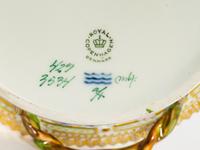 A Royal Copenhagen Flora Danica Reticulated Fruit Basket