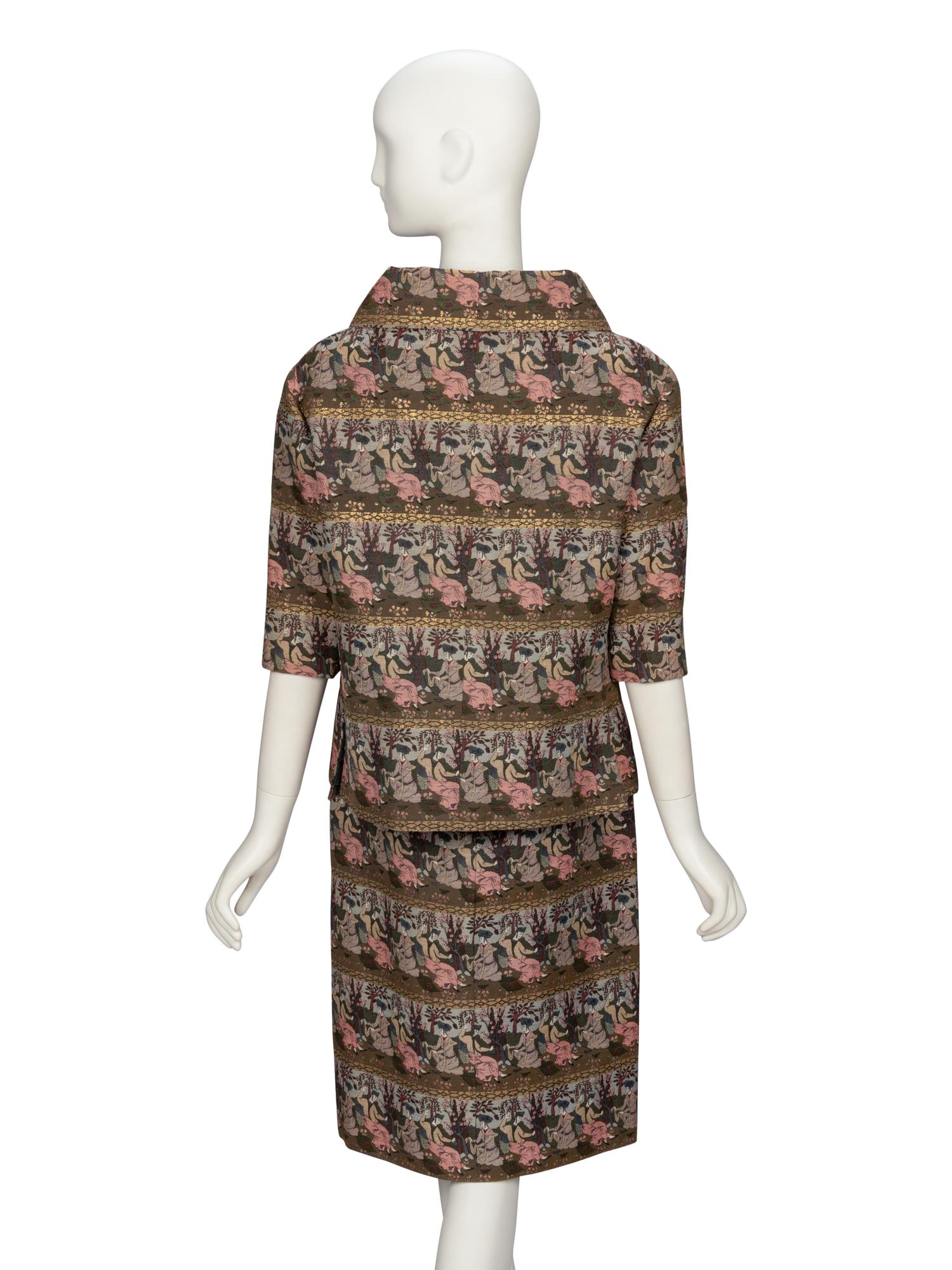 Fontana, Tapestry Jacquard Dress Suit