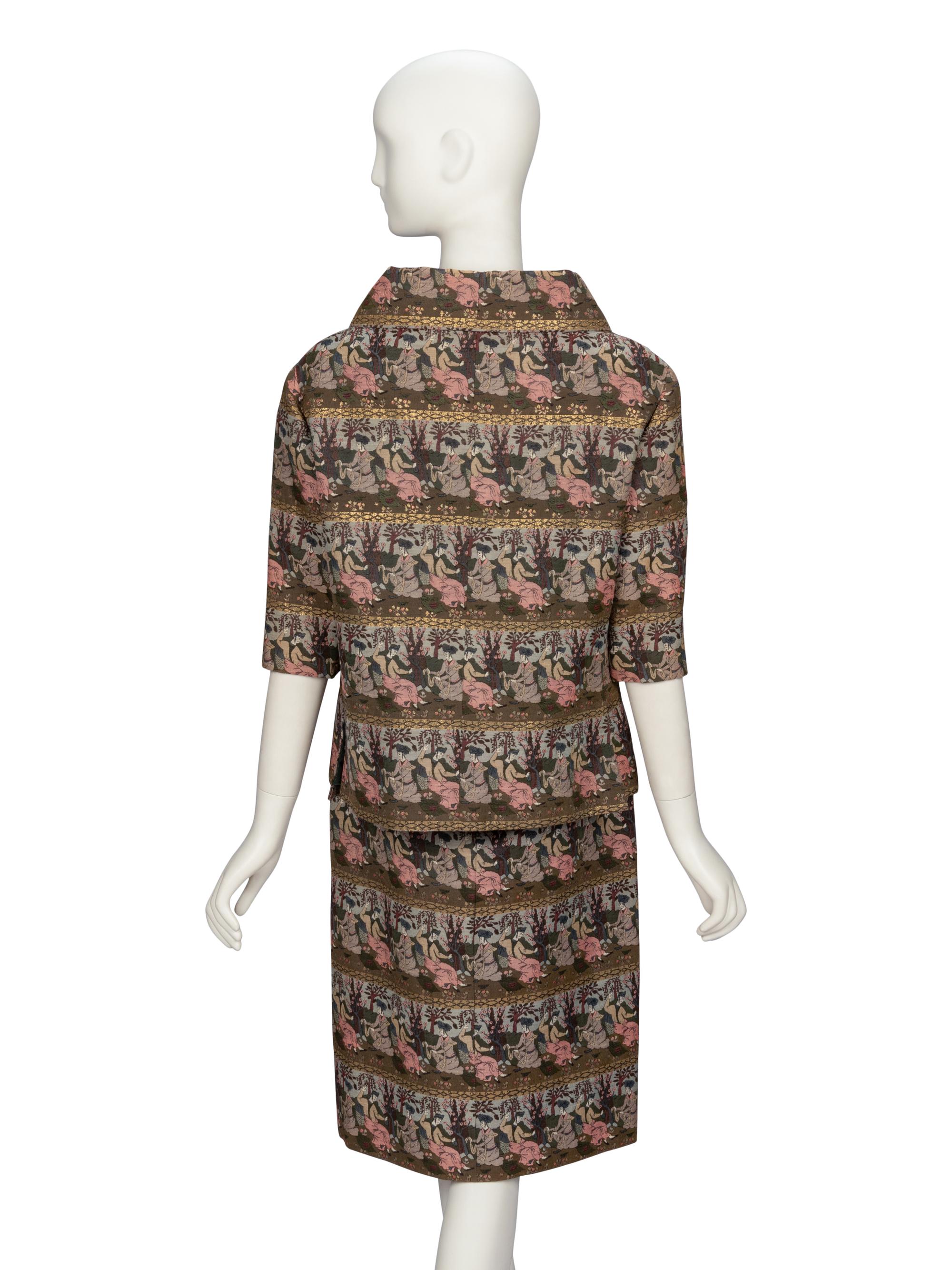Fontana, Tapestry Jacquard Dress Suit
