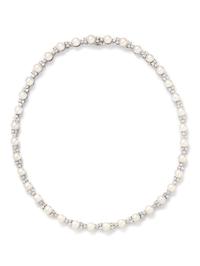 TIFFANY & CO., CULTURED PEARL AND DIAMOND 'ARIA' NECKLACE