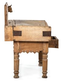 A French Provincial Butcher Block Table