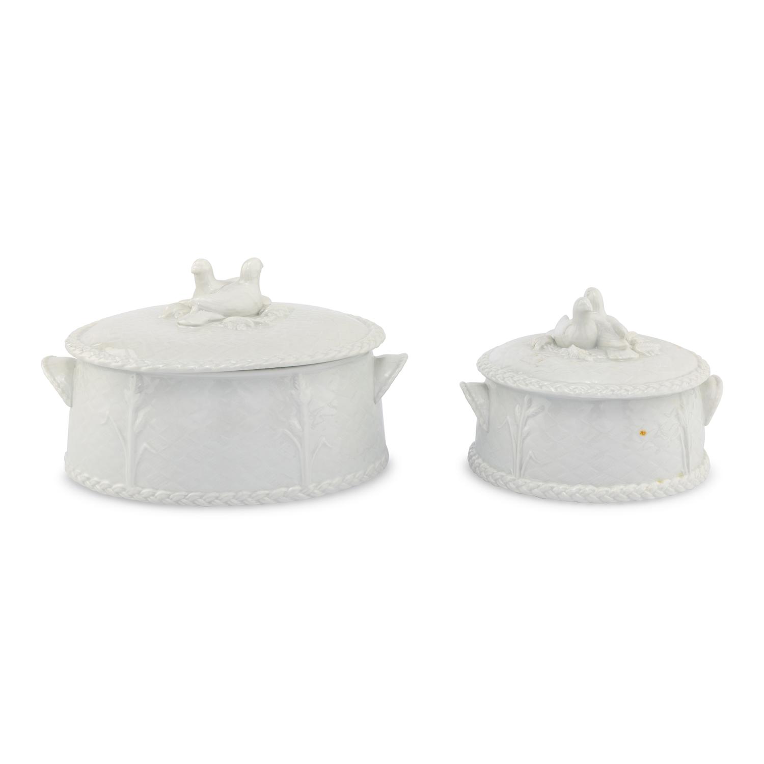 Two Royal Worcester Porcelain Game Tureens