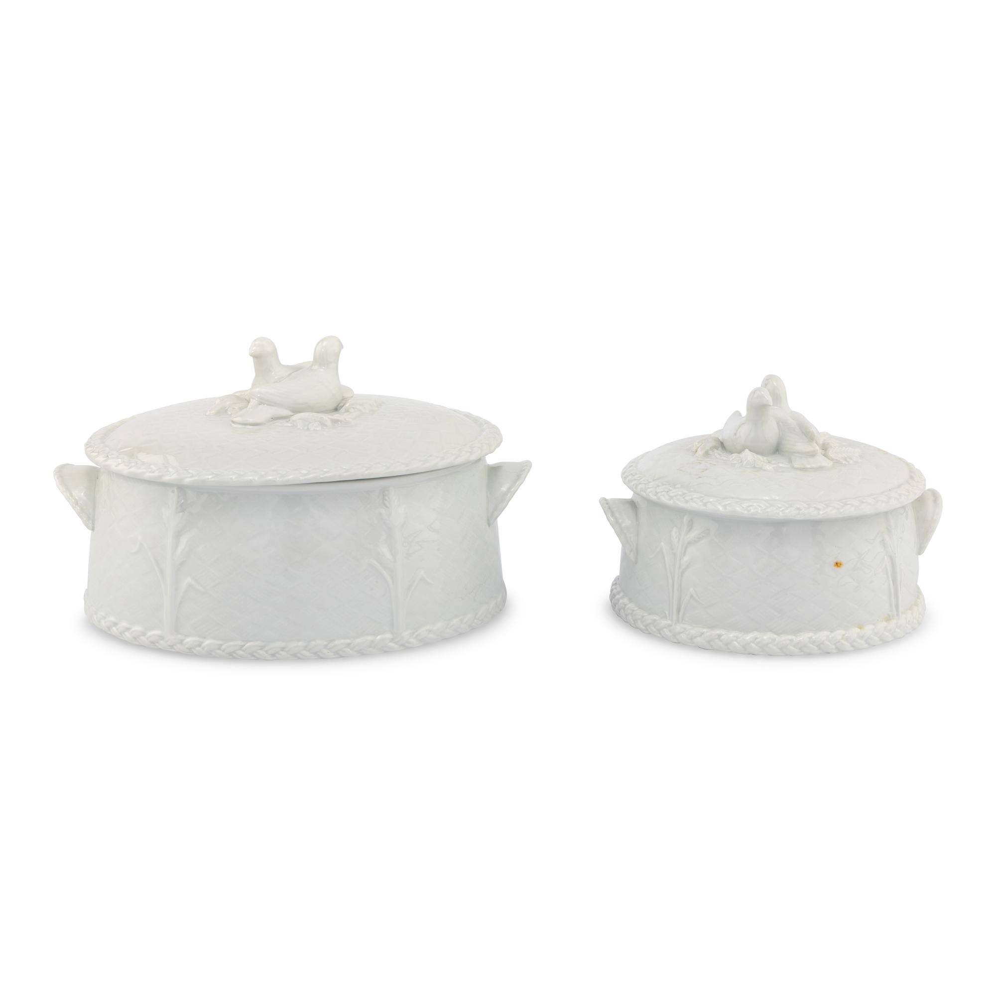 Two Royal Worcester Porcelain Game Tureens