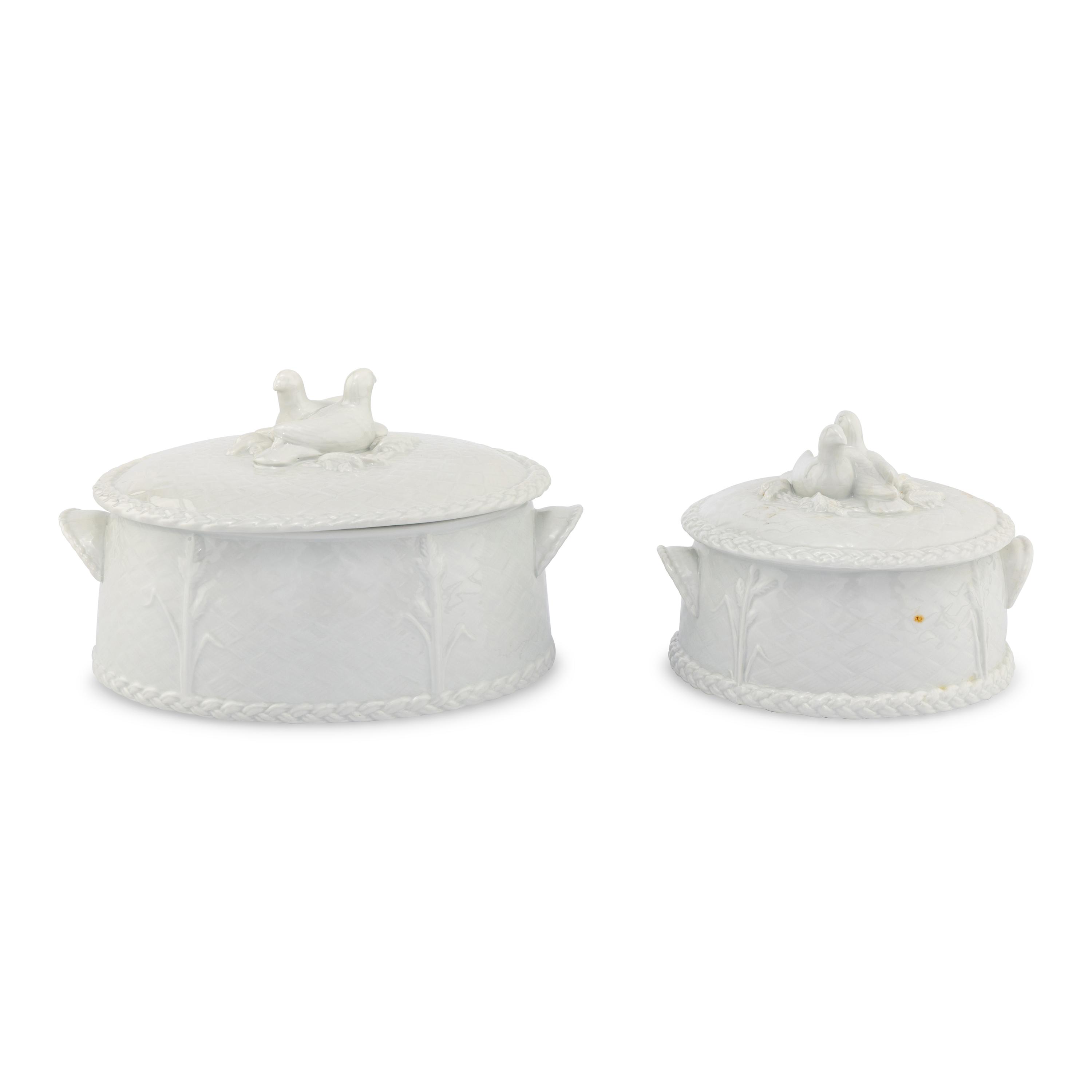 Two Royal Worcester Porcelain Game Tureens