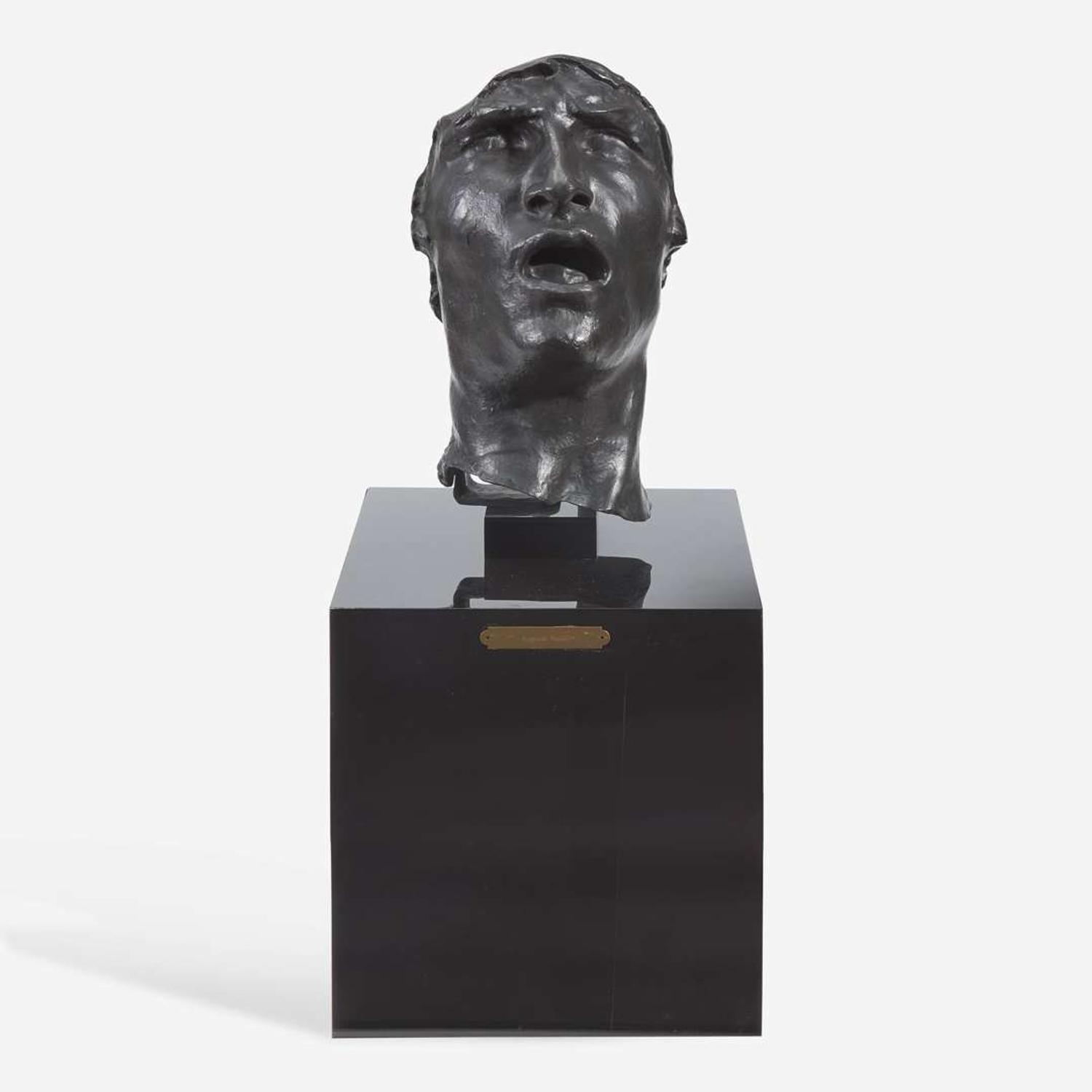 After Auguste Rodin (French, 1840-1917) Mask of Sorrow