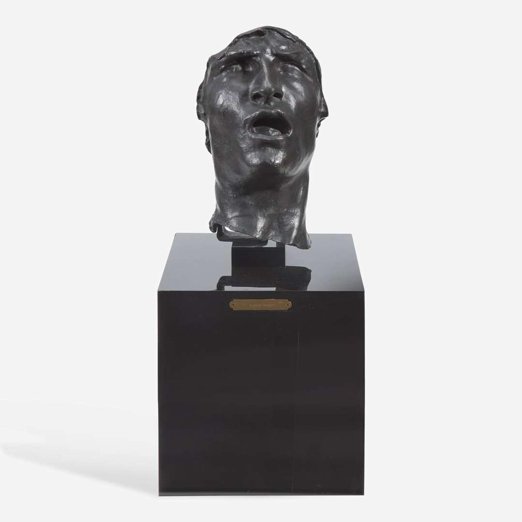 After Auguste Rodin (French, 1840-1917) Mask of Sorrow