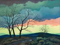 Landscape with Trees