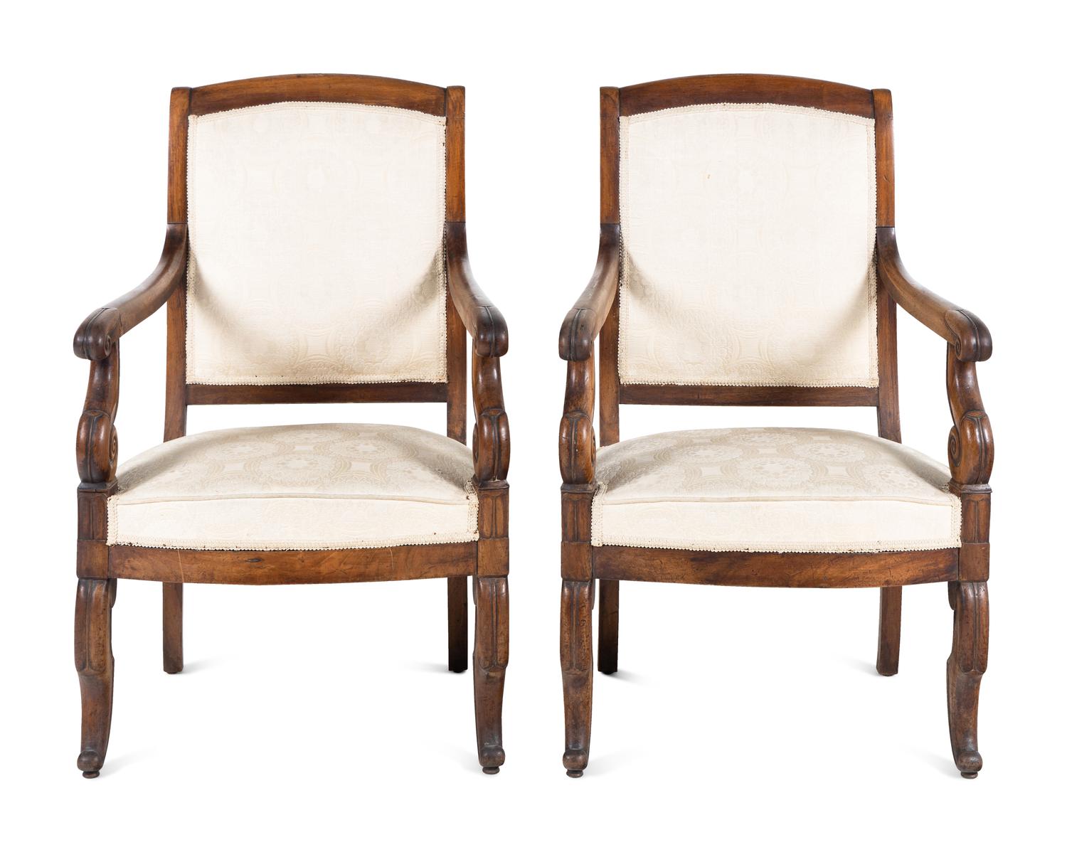 A Pair of Louis Philippe Armchairs