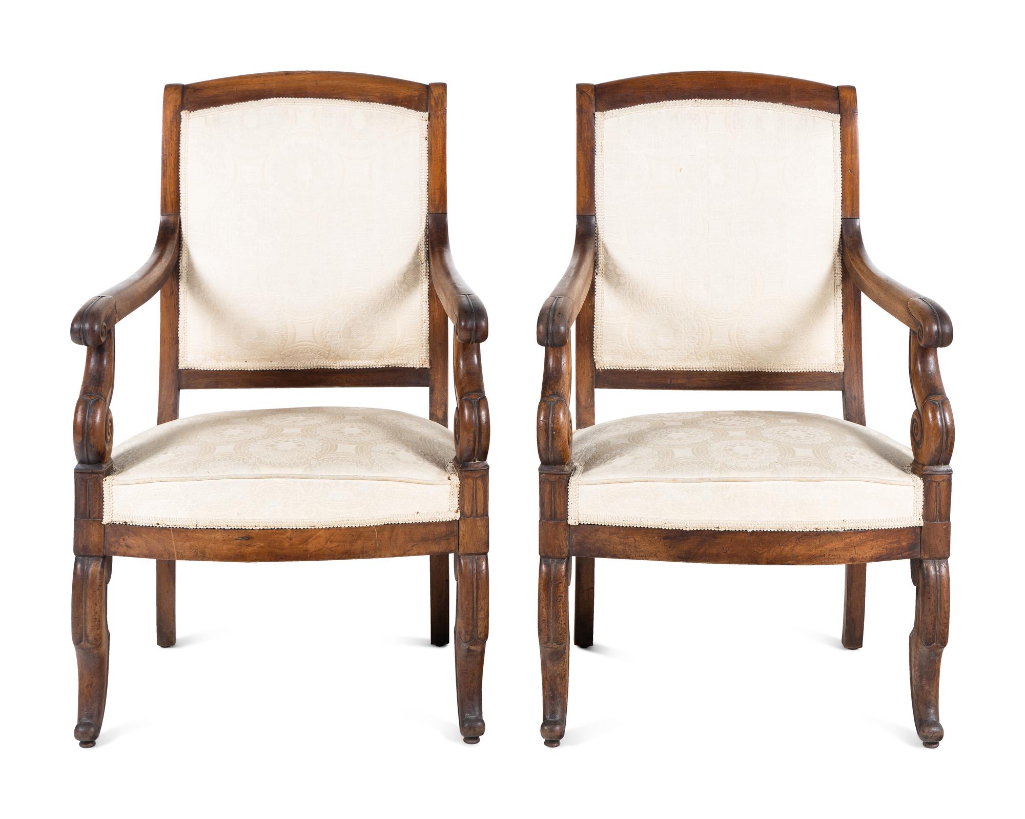 A Pair of Louis Philippe Armchairs