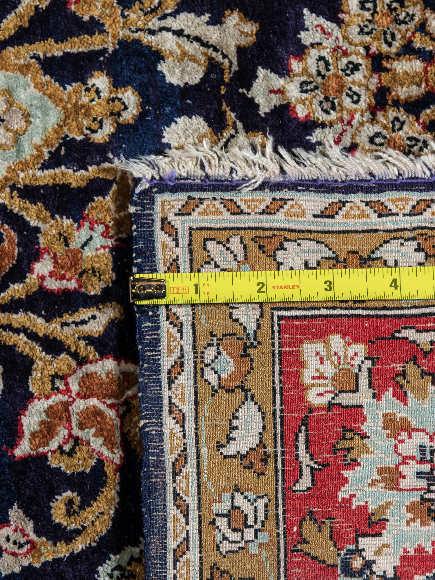 A Qum Silk Rug
