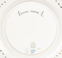A Set of Twenty-Eight Royal Copenhagen Flora Danica Porcelain Salad Plates