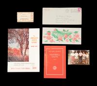 A Group of Assorted 20th Century College Football Items,