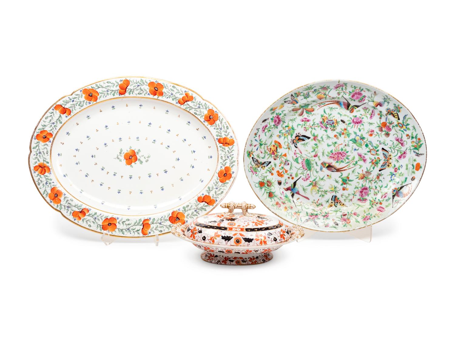 Three Ceramic Table Articles