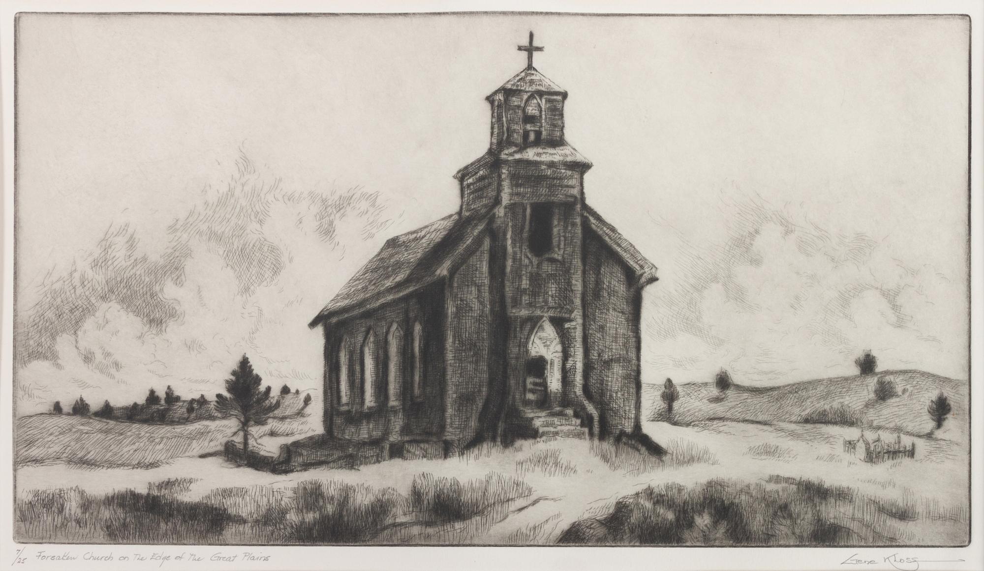 Forsakew Church on the Edge of the Great Plains , edition 7/25