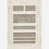 A Suite of Five Engravings from 'Description de l'Égypte'