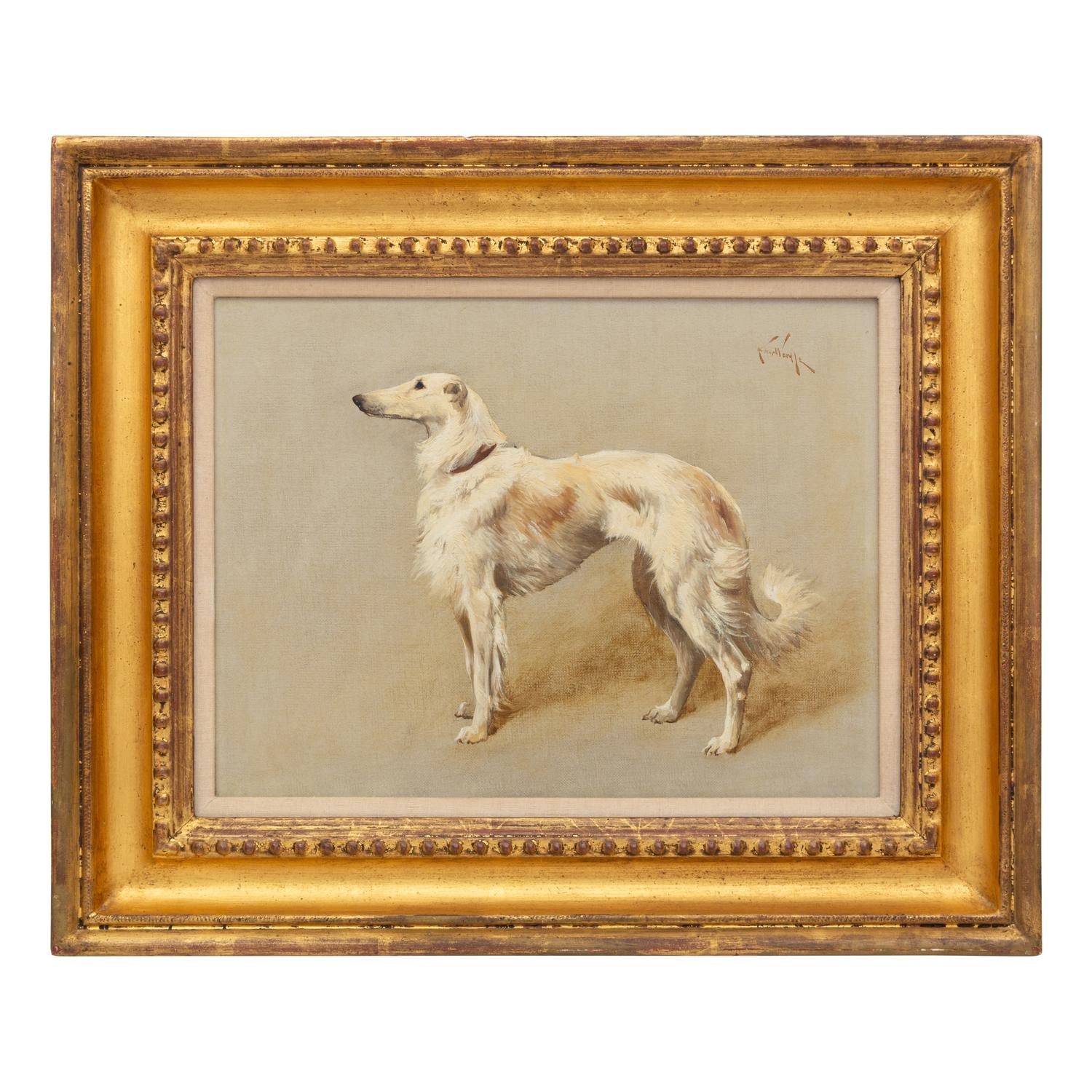 Arthur Wardle (British, 1864-1949) — Portrait of a Borzoi