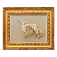 Arthur Wardle (British, 1864-1949) — Portrait of a Borzoi
