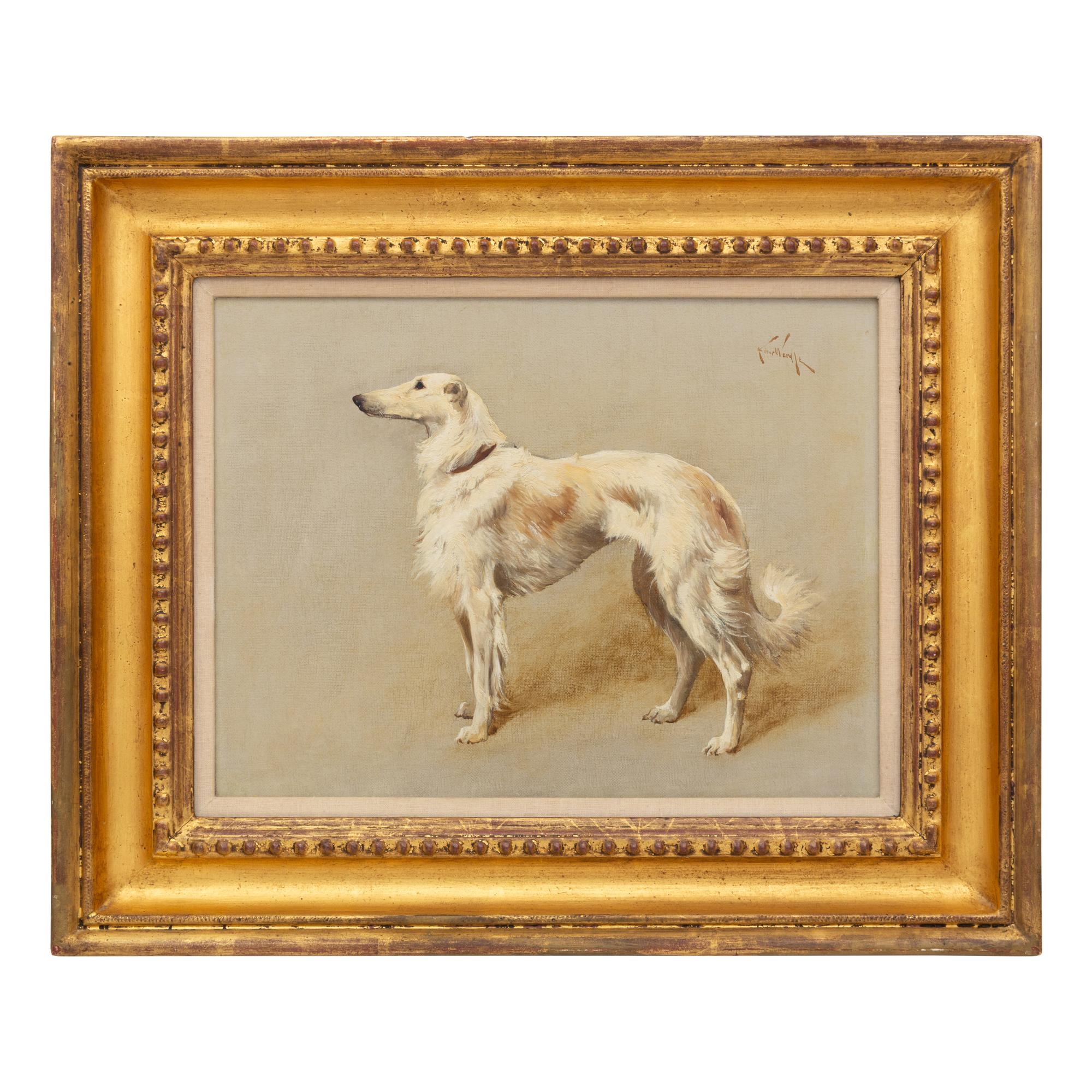 Arthur Wardle (British, 1864-1949) — Portrait of a Borzoi