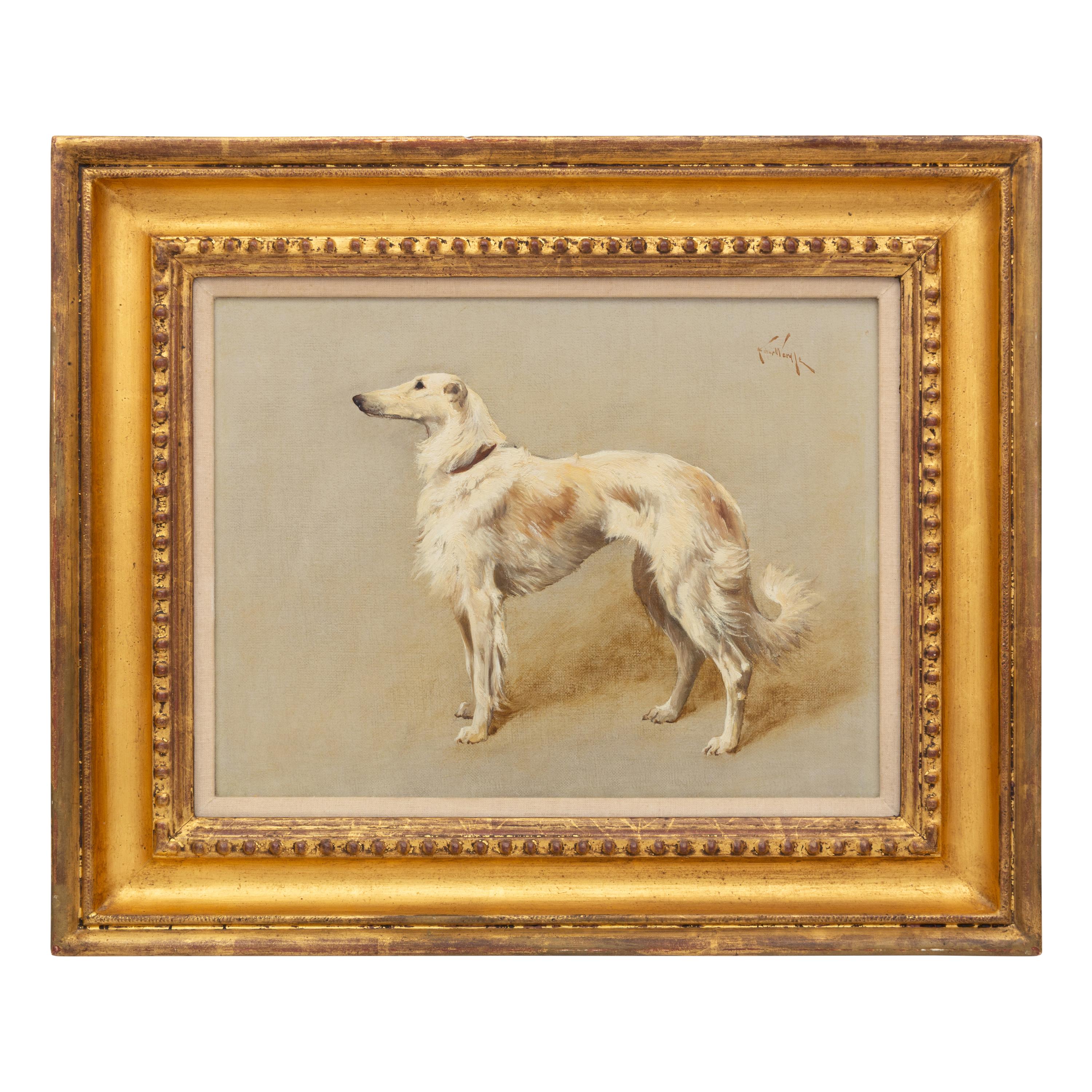 Arthur Wardle (British, 1864-1949) — Portrait of a Borzoi