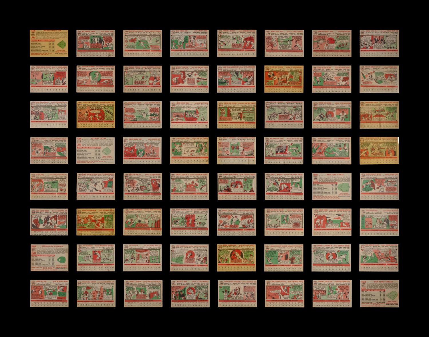 A Near Set of 1956 Topps Baseball Cards (330/340)
