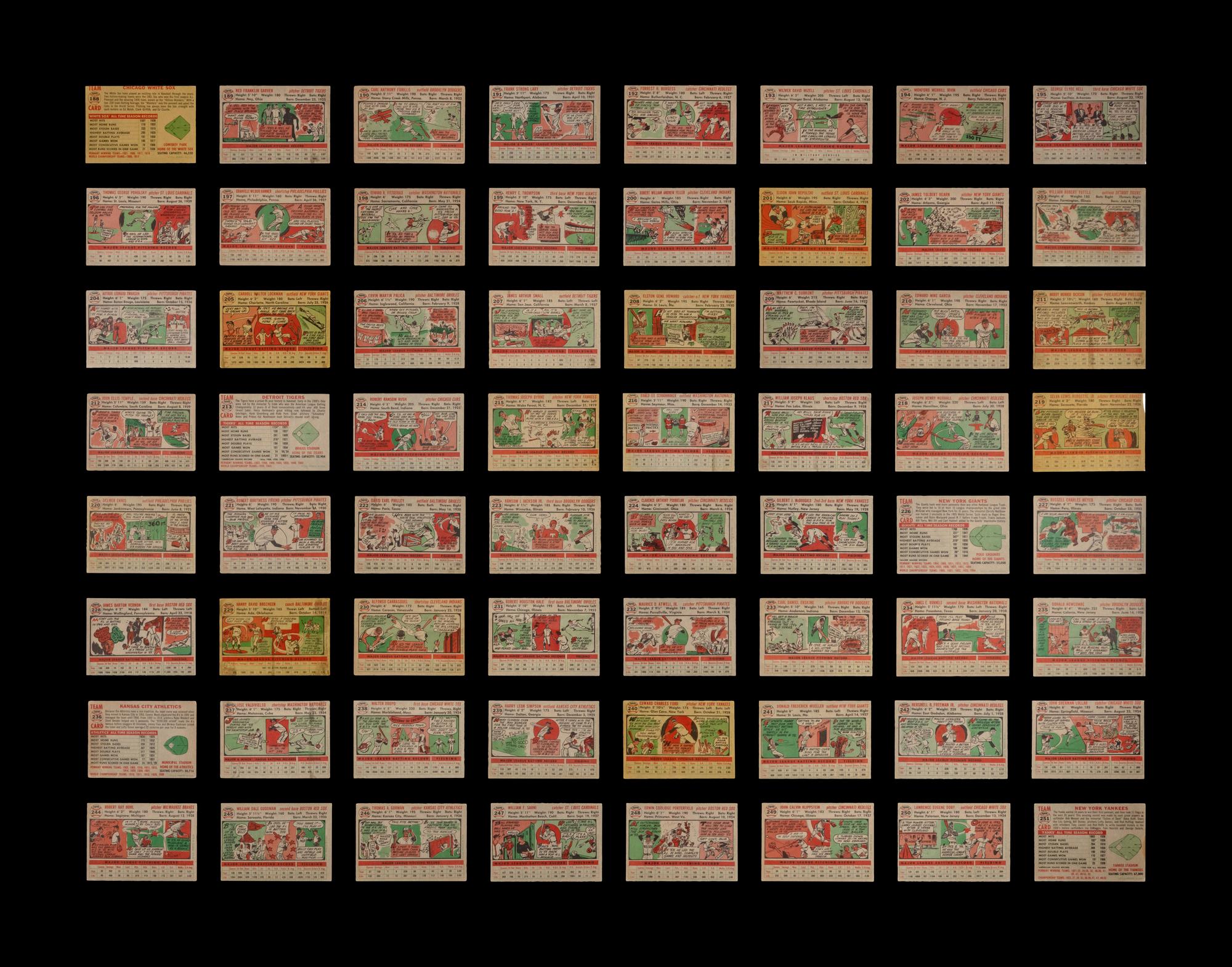 A Near Set of 1956 Topps Baseball Cards (330/340)