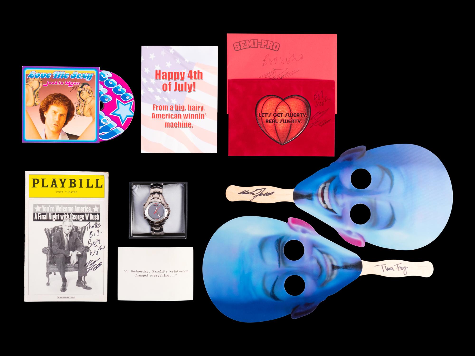 (Celebrity Memorabilia) FERELL, Will (1967). A group of 6 items from various Will Ferrell items, comprising: