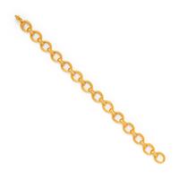 YOSSI HARARI, YELLOW GOLD AND DIAMOND BRACELET