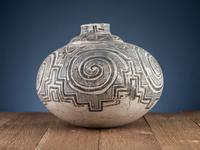 Tularosa Black-on-White Pottery Jar