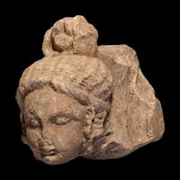 A Gandharan Sandstone Head