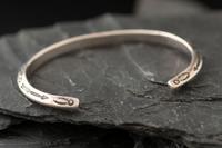 Navajo Stamped Carinated Ingot Cuff Bracelet
