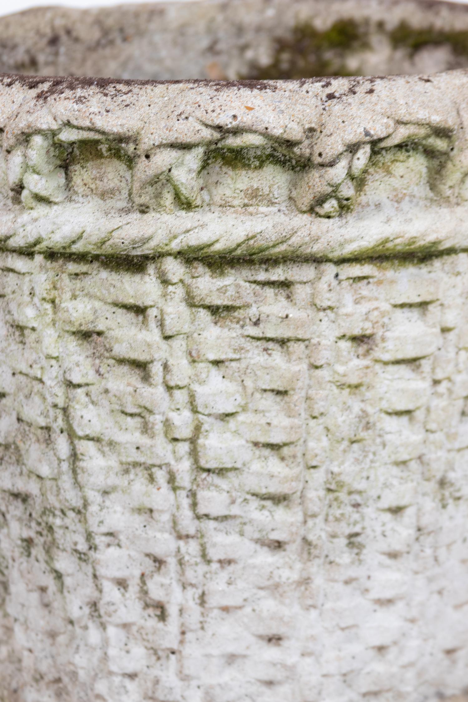 Three Cast Stone Jardinières