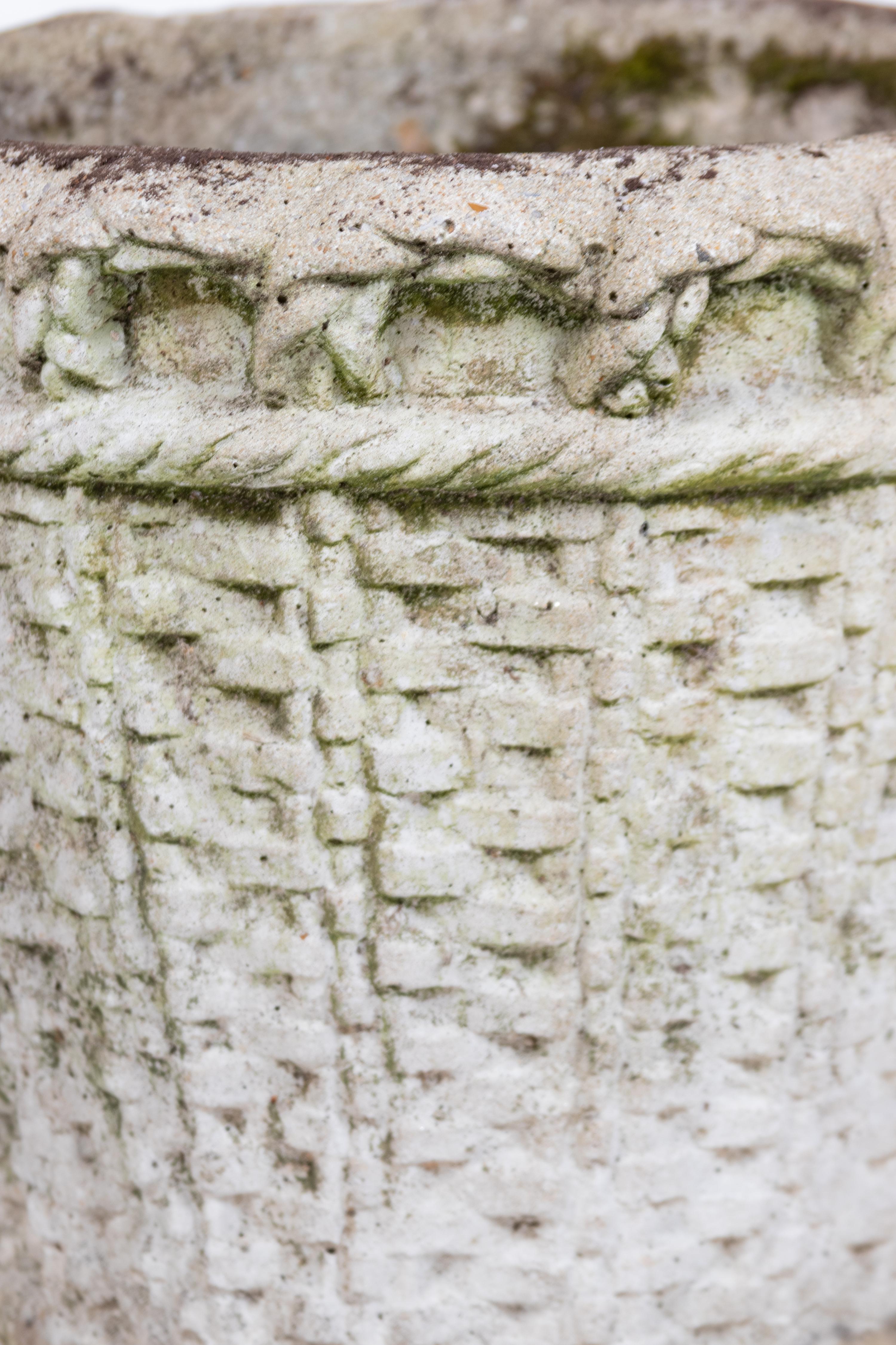 Three Cast Stone Jardinières