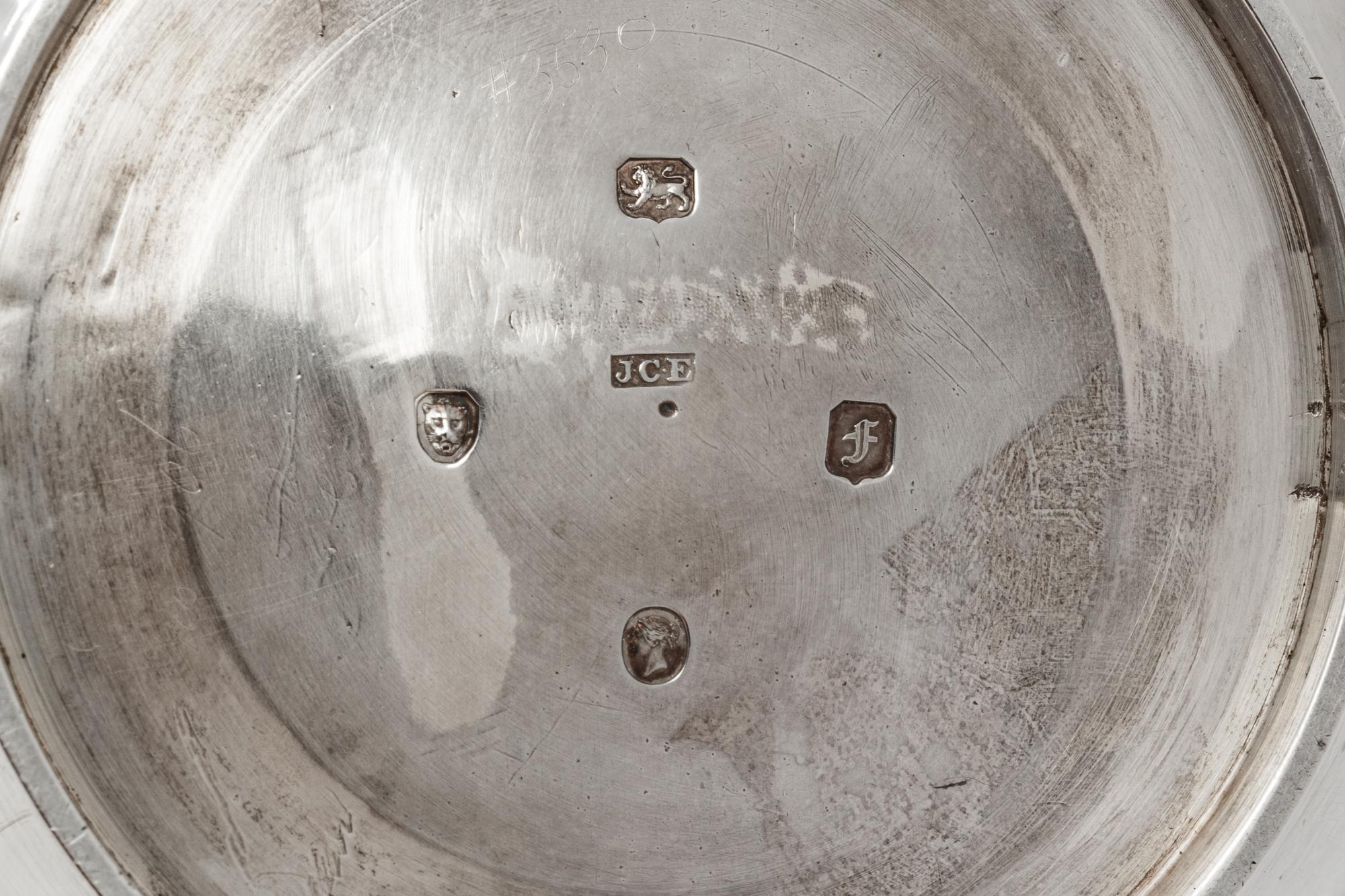Three English Silver Holloware Articles