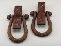 A Pair of Carved Wood Beckets