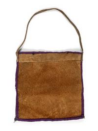 Nez Perce Cornhusk Wall Pocket, with Elk