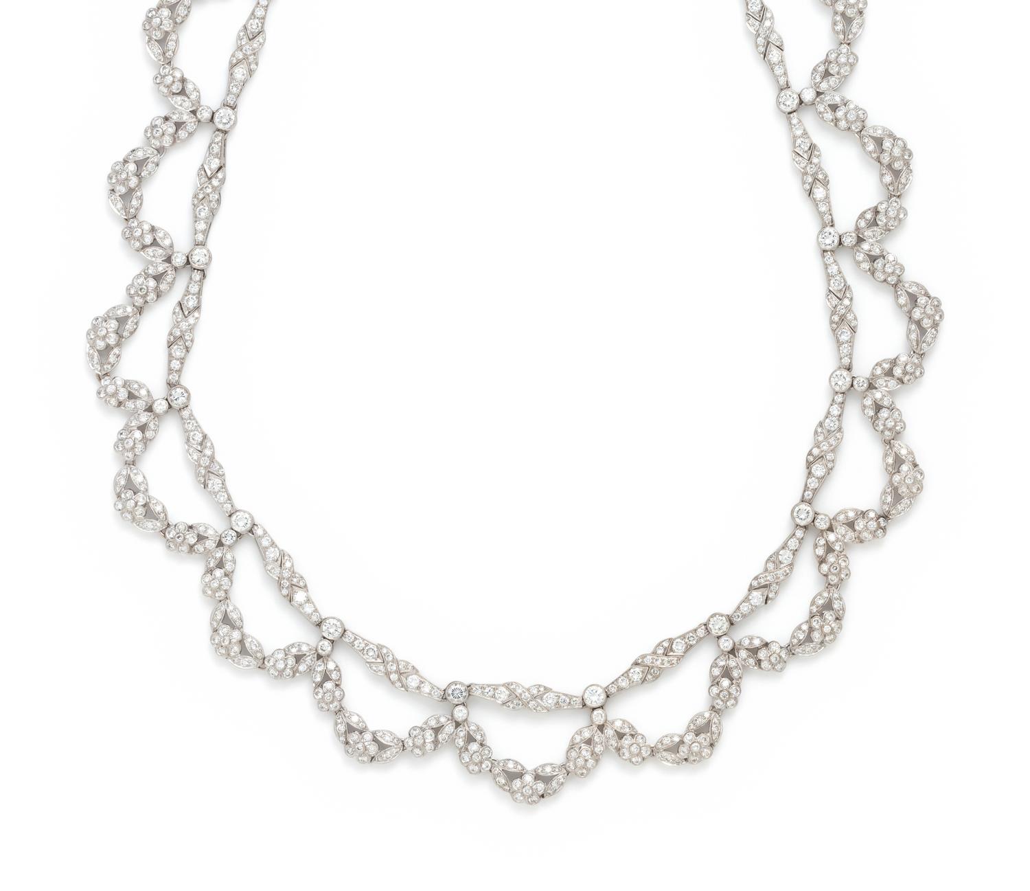 DIAMOND GARLAND NECKLACE